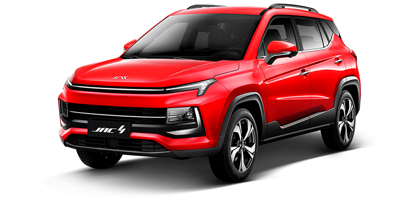 JAC 4 modelo 2026 en color Extreme Red, gran premio de la promoción